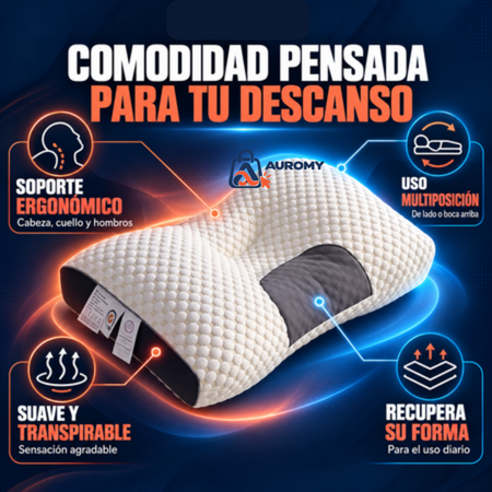 Almohada ergonómica Cervical Ortopédica